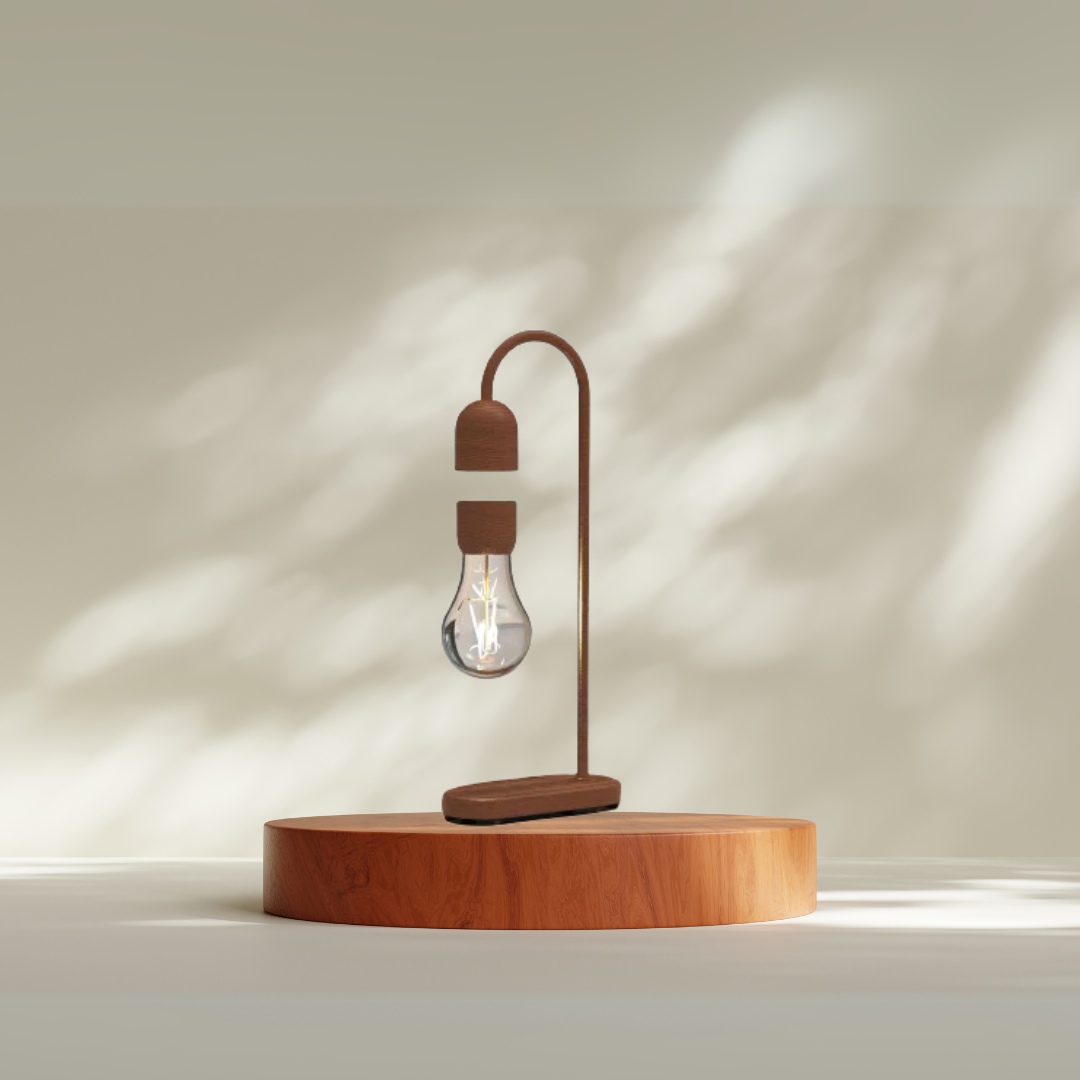 Floating LED lamp for home or office decor